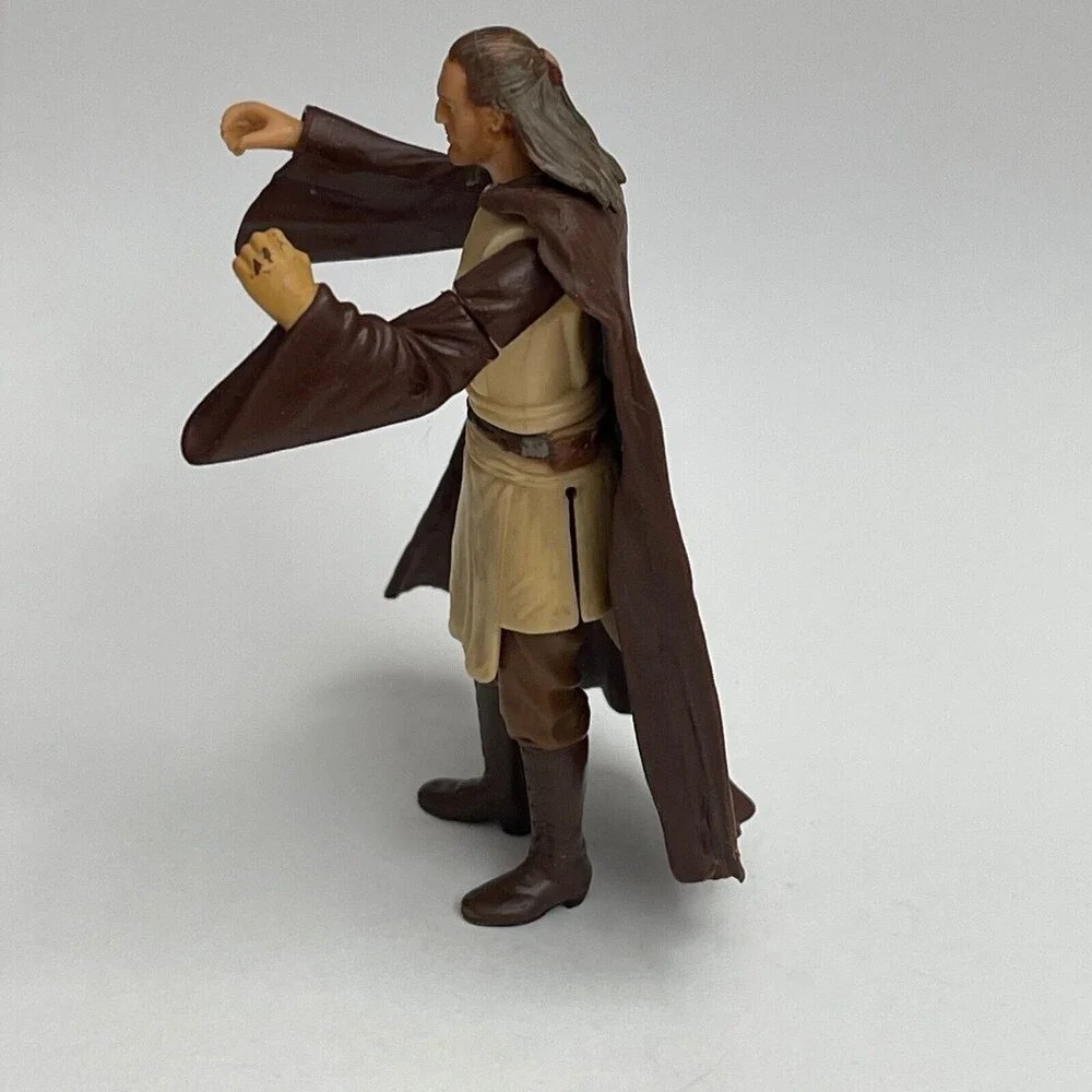 Hasbro‎ LFL Star Wars Qui-Gon Jinn Jedi Master Naboo 1999 Figure 4
